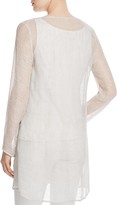 Thumbnail for your product : Eileen Fisher Petites Sheer V-Neck Cardigan