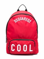 Thumbnail for your product : DSQUARED2 Kids Embroidered-Logo Backpack