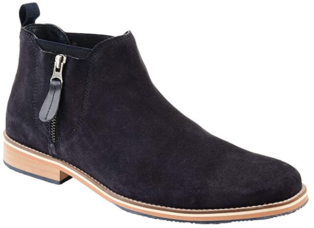 chelsea boots men blue