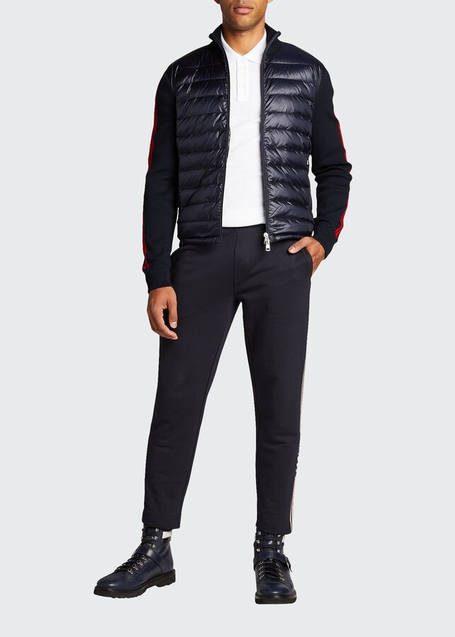 Moncler Men's Quilted-Front Zip-Front Jacket - ShopStyle Outerwear