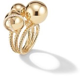 Thumbnail for your product : David Yurman Solari Cluster Ring with Diamonds in 18K Yellow Gold