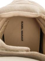 Thumbnail for your product : Isabel Marant Bekett suede and leather wedge trainers