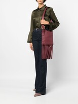 Thumbnail for your product : Etro Fringed Leather Clutch Bag