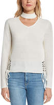 Thumbnail for your product : Willow & Clay Corset Side Sweater