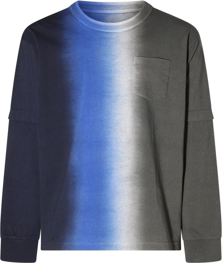 Sacai Tie-Dyed Long-Sleeved T-Shirt - ShopStyle