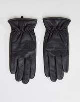 Thumbnail for your product : Fred Perry Perforated Leather Gloves Black