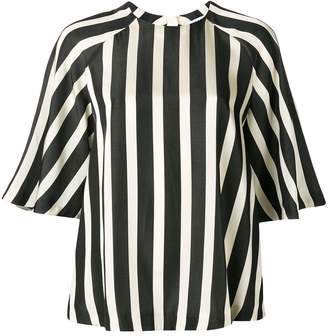 MSGM striped raglan blouse