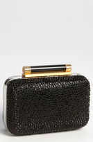 Thumbnail for your product : Diane von Furstenberg 'Tonda - Small' Pave Crystal & Patent Leather Clutch