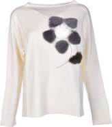 Thumbnail for your product : Lorena Antoniazzi Pom-Pom Embroidered Sweater