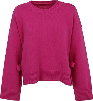 Womens Clothing Jumpers and knitwear Jumpers Save 44% RED Valentino Synthetic Fuchsia Acrylic Sweater in Pink 