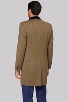 Thumbnail for your product : Savoy Taylors Guild Regular Fit Tan Check Covert Coat