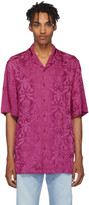 Thumbnail for your product : Versace Pink Damask Short Sleeve Shirt