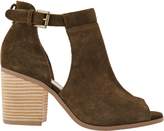 Thumbnail for your product : Sole Society Suede Peep-Toe Ankle Boots - Ferris