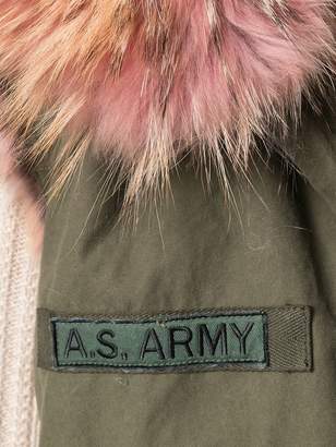 As65 A.S. Army hooded gilet