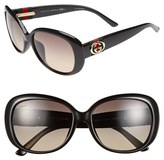 Thumbnail for your product : Gucci 57mm Special Fit Polarized Sunglasses
