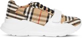 Thumbnail for your product : Burberry Vintage Check Cotton Sneakers