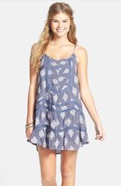 Thumbnail for your product : Volcom 'Holey Smokes' Lace Trim Slipdress