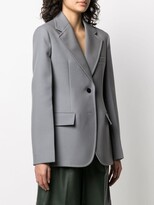Thumbnail for your product : Jil Sander Single-Breasted Wool Blazer
