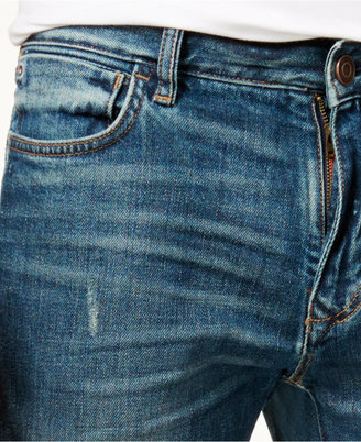 Tommy Hilfiger Men's Slim-Fit Stretch Medium Blue Wash Jeans