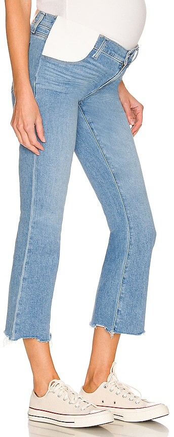 Paige Colette Maternity Crop Flare Jeans