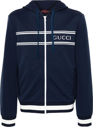 Gucci Logo-Print Cotton Hoodie - ShopStyle