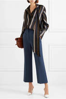 Thumbnail for your product : Fendi Cropped Cady Flared Pants