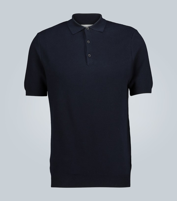2857 Pionier Polos Shirts Knitwear Poloshirt 1/1 Arm marine Art-Nr. 