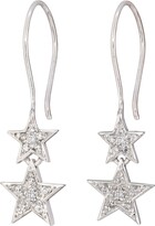Thumbnail for your product : Harry Rocks Women's Lucky Star Double Drop Earrings Silver