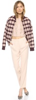 Thumbnail for your product : By Malene Birger Cuzia Plaid Bomber