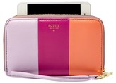 Thumbnail for your product : Fossil 'Sydney' Colorblock Zip Phone Wallet