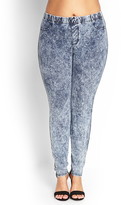 Thumbnail for your product : Forever 21 FOREVER 21+ Acid Wash Jeggings