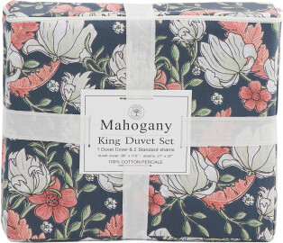 TJMAXX Cotton Percale Floral Printed Duvet Set