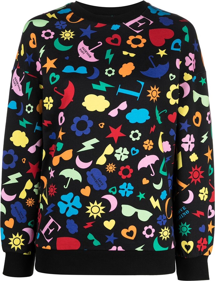 love moschino all over print
