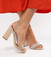 Thumbnail for your product : New Look Bling Block Heel Sandal