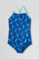 Thumbnail for your product : Lands' End Little Girls' Shoreside Printed One Piece Swimsuit