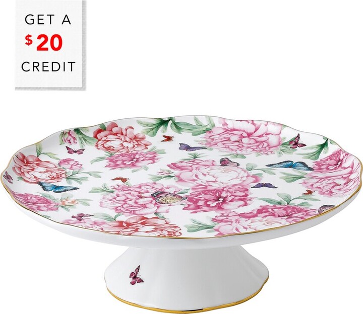Royal Albert Miranda Kerr Friendship Gratitude Cake Stand with $21 Credit