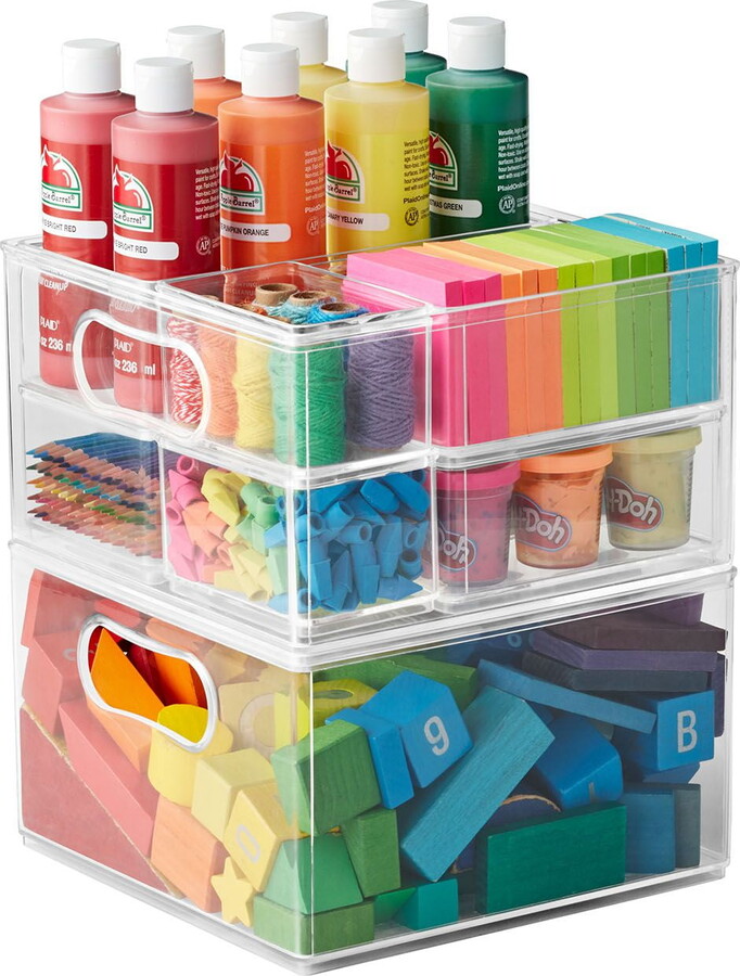 The Home Edit 8 Piece Multipurpose Edit, Plastic Storage Organizing ...