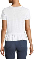Thumbnail for your product : Generation Love Athena Short-Sleeve Linen Ruffle Top