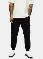 Thumbnail for your product : Topman Black Wash Cargo Joggers