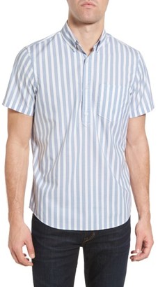 Nordstrom Men's Slim Fit Stripe Popover Sport Shirt