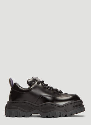Eytys Angel Leather Sneakers in Black