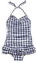 Thumbnail for your product : Juicy Couture Girl's Gingham Style Ruffled Swim Dress