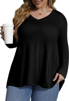  4x Womens Tops Plus Size