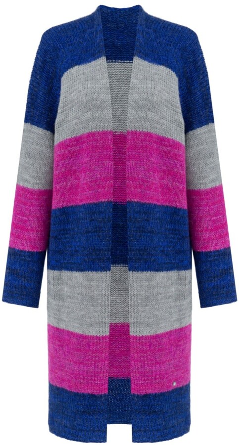fuschia sweater cardigan