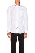 Thumbnail for your product : Givenchy Rubber Logo Shirt in White | FWRD