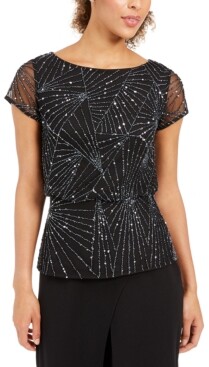 black beaded top formal