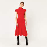 Thumbnail for your product : Warehouse Flare Sleeve Rib Dress