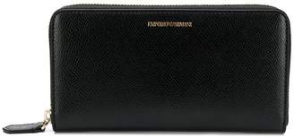 Emporio Armani zip-around logo wallet