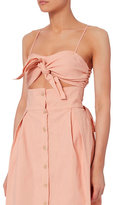 Thumbnail for your product : Sea Pink Tie-Front Cutout Dress