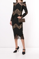 Thumbnail for your product : ZUHAIR MURAD Woolf Long Sleeve Pencil Dress